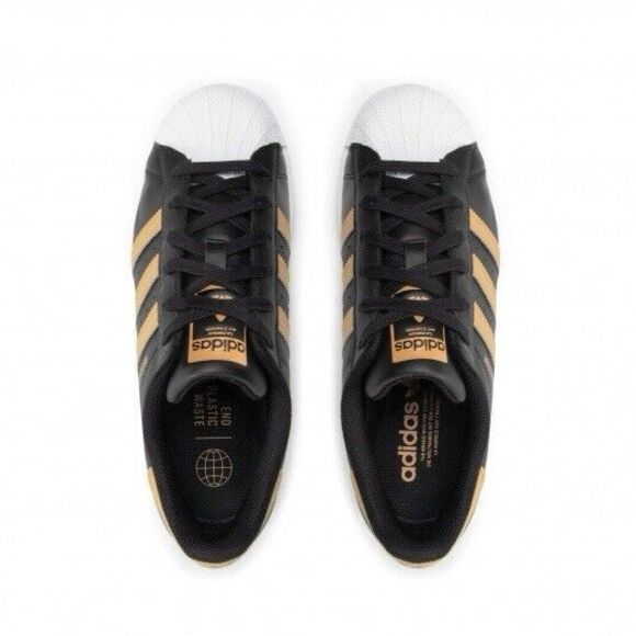 Adidas Superstar Black Magic Beige Men\'s Athletic Shoes HP5498 main image 4